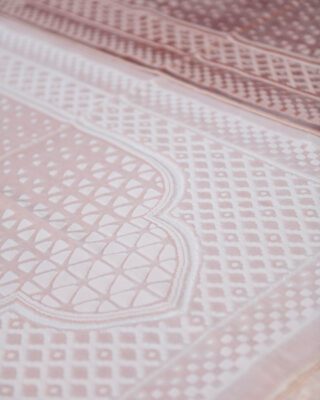 Velvet Prayer Mat - Light Pink