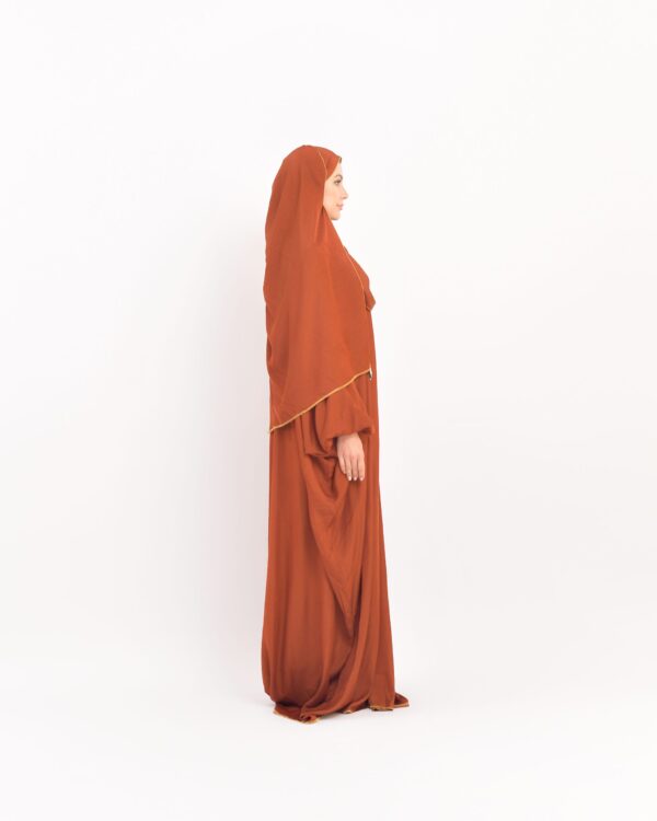 Prayer Dress for Adults – Chestnut - Image 3